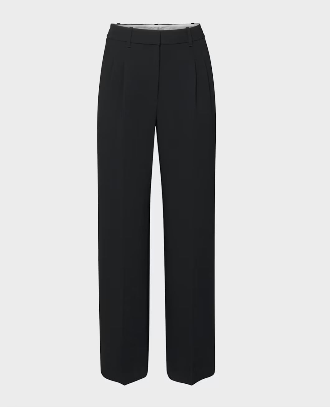 Aritzia Babaton The Pleated Pant In Black Size 00 Wide Leg Trouser